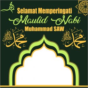 1 Twibbon Maulid Nabi 1443H2021M Terlengkap dan Terkeren