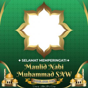 8 Twibbon Maulid Nabi 1443H2021M Terlengkap dan Terkeren