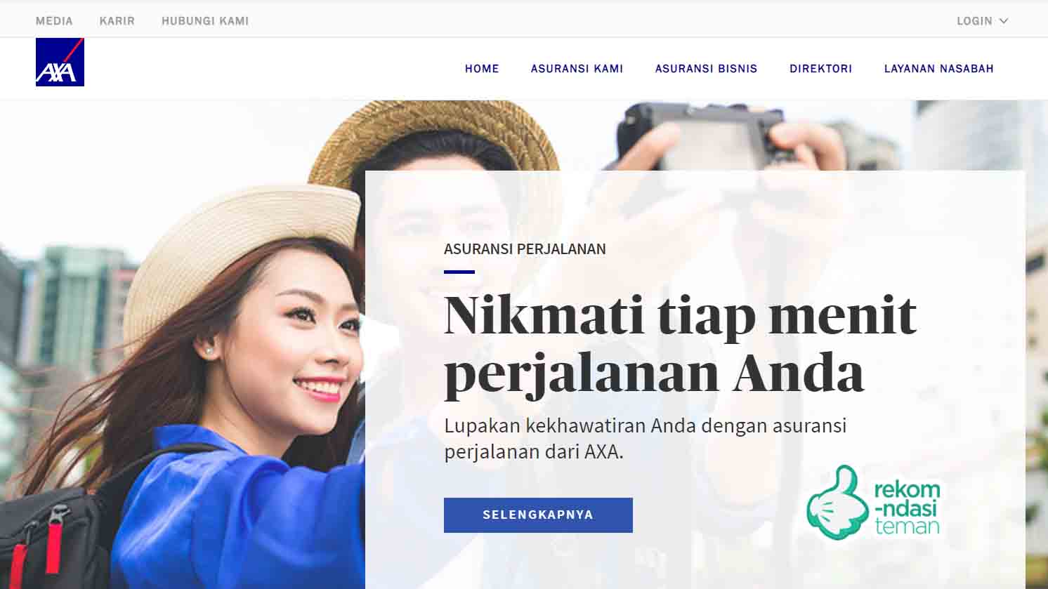 AXA Travel Insurance Asuransi Travel Murah untuk Perjalanan Liburan Terbaikmu