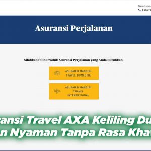 Asuransi Travel AXA Perjalanan