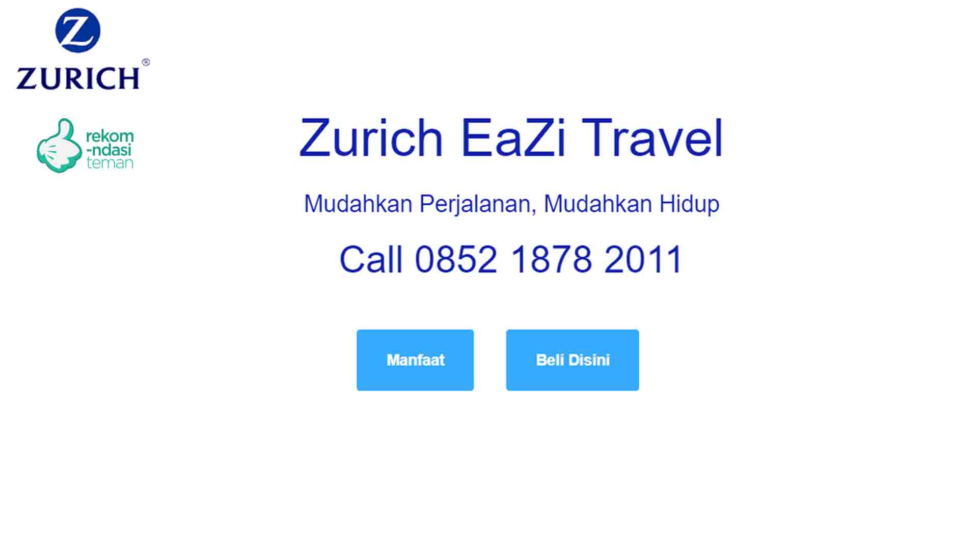 Asuransi Travel Zurich