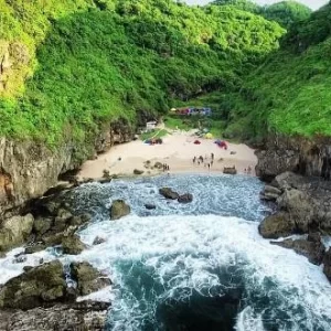 camping pantai terbaik jogja wohkudu